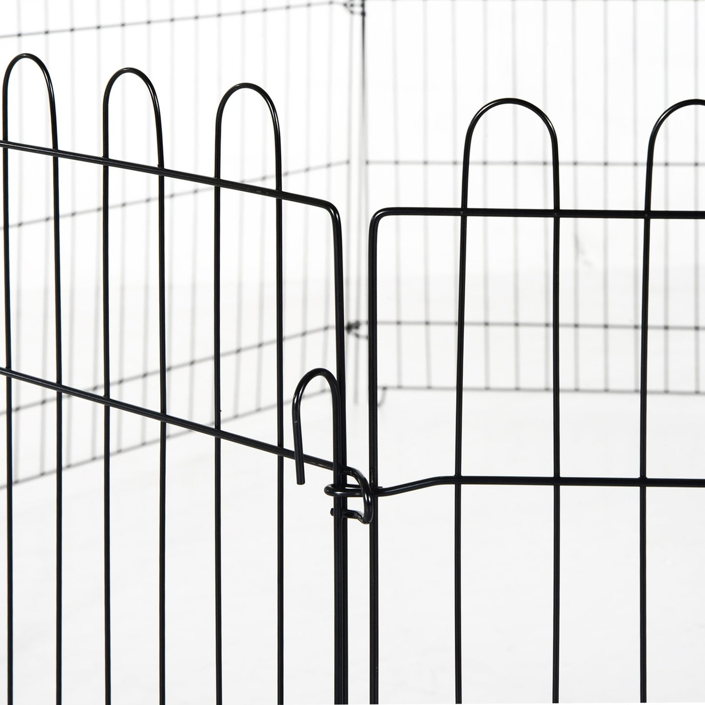 Pawhut Welpenauslauf Welpenzaun Laufstall Freilaufgehege Welpengitter 5 Maßen