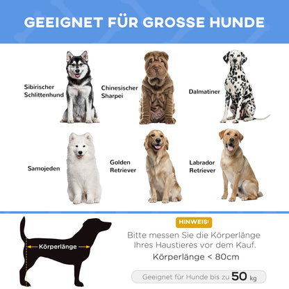 Hundeliege Outdoor Hundebett Schlafplatz Hundesofa Haustierbett Blau